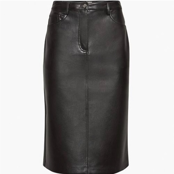 Aritzia Skirts Nwt Aritzia Vegan Leather Skirt Poshmark